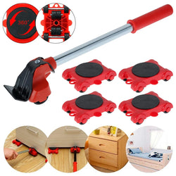 Heavy Furniture Roller Set With Lifter Tool