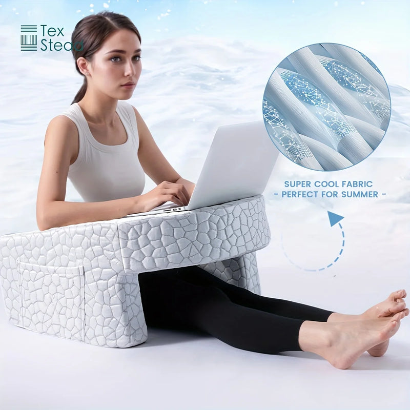 Extra Large Arm Rest Pillow for Adult, Memory Foam Bed Rest Pillow for Reading