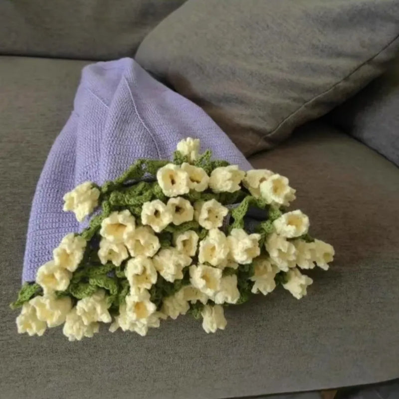 Crochet Rose Bouquet Blanket 80cm