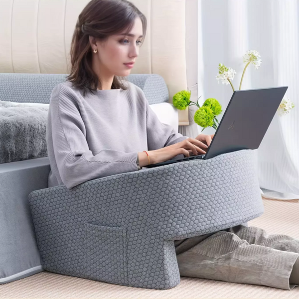 Extra Large Arm Rest Pillow for Adult, Memory Foam Bed Rest Pillow for Reading