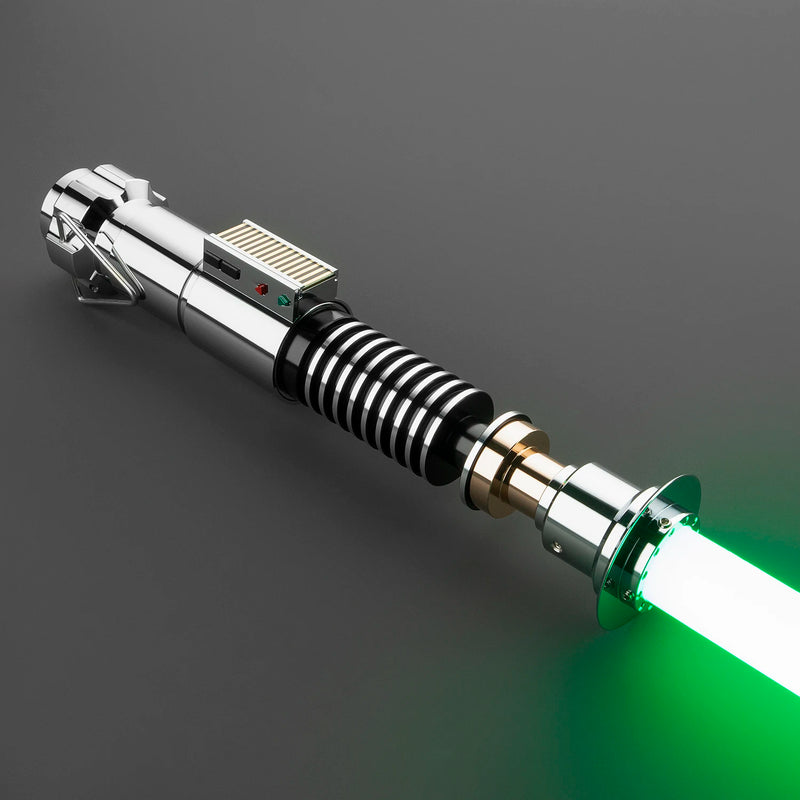 Luke Skywalker EP8 Lightsaber Heavy Dueling Xeno Pixel Saber Metal Hilt with 34 Sound Fonts Sensitive Smooth Swing